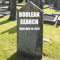 Search Is No Longer Boolean Search Is No Longer Boolean logo